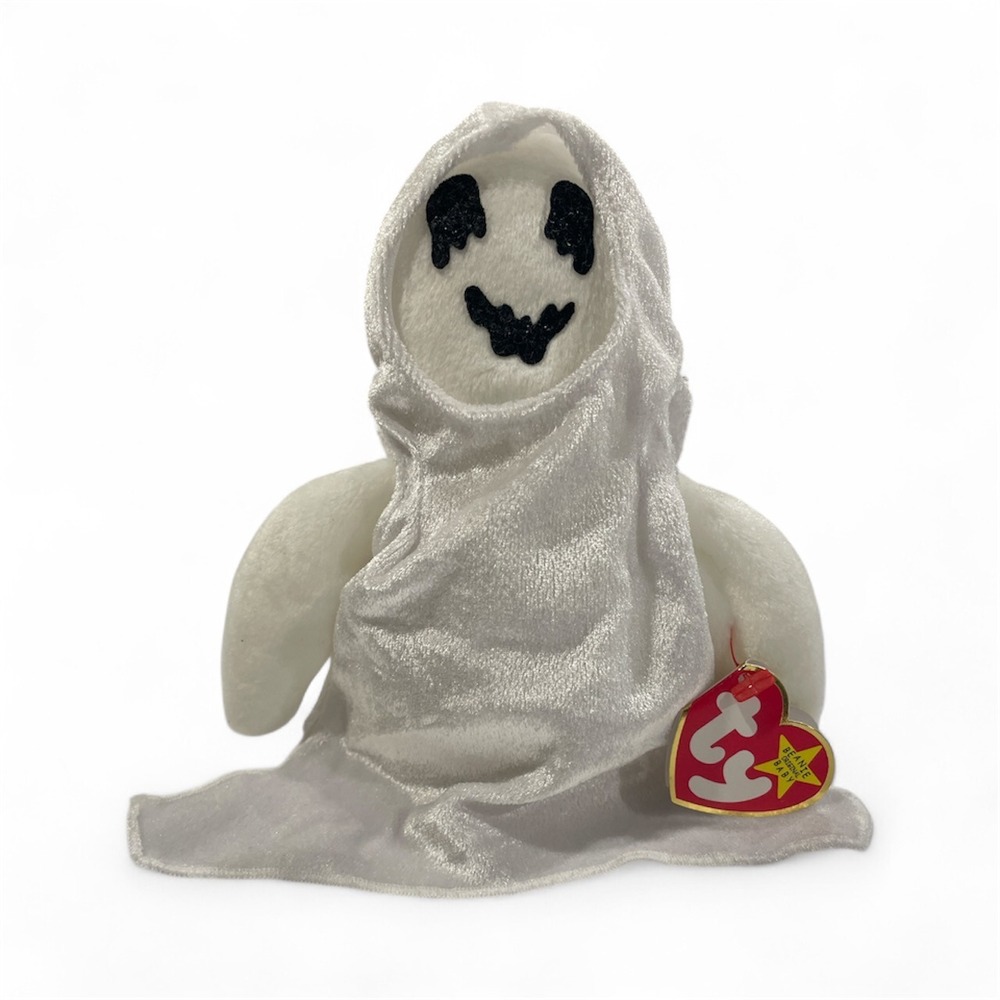 TY Beanie Baby Sheets the Ghost Halloween Plush Toy October 31 1999